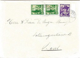 CH - 182 - Enveloppe Avec Tmbres Pro Juventute 1934 - Briefe U. Dokumente