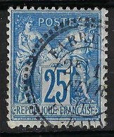FRANCE Classique, B Obl. CAD Perlés: Fabrègues (Hérault) Sur Y&T 79 - 1876-1898 Sage (Type II)