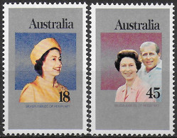 1977 Australia Silver Jubilee 2v. MNH SG. N. 645/46 - Sonstige & Ohne Zuordnung