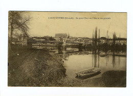 GUITRES - Le Grand Pont Sur L'Isle Et Vue Générale - 1916 - Other & Unclassified