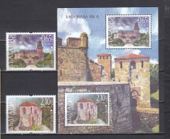 Bulgaria 2017 - Europe: Castles And Palaces, Mi-Nr. 5308/09+Block 431, MNH** - Unused Stamps