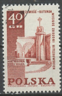 Pologne - Poland - Polen 1968 Y&T N°1736 - Michel N°1886 (o) - 40g Zamosc - Used Stamps