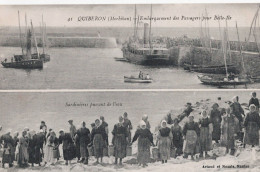 56 - QUIBERON - Embarquement Des Passagers Pour Belle-Ile Et Les Sardinières 54 - Quiberon