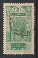 GUINEE - 1922-26 - N°YT. 88 - Gué à Kitim 20c Vert - Oblitéré / Used - Used Stamps