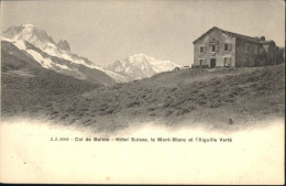 10859792 Col De Balme Col De Balme Hotel Suisse Le Mont-Blanc Aiguille Verte * B - Sonstige & Ohne Zuordnung