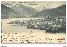 GRUSS AUS ZELL AM SEE PRECURSEUR VOYAGEE EN 1899 TIMBREE - Other & Unclassified