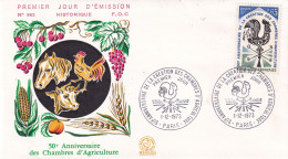 1er Jour, 50è Anniversaire De La Création Des Chambres D'Agriculture - 1970-1979