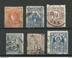 GERMANY Deutschland Ca. 1890  - Small Lot Of 6 Privater Stadtpost Local City Post O - Private & Local Mails