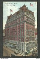 USA Knickerbocker Hotel New York City, Used, O 1913, Sent To France Paris - Hotels & Gaststätten
