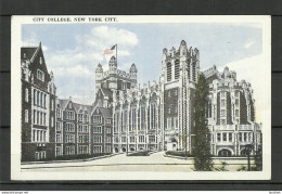USA City College New York City, Unused - Education, Schools And Universities
