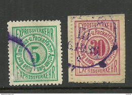 Deutschland Germany Ca. 1885 Berlin Local City Post Stadtpost Packetfahrt-Gesellschaft Expressverkehr O - Posta Privata & Locale