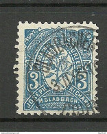 Deutschland Germany O 1899 Gladbach Curier Local City Post Stadtpost Joseph Richard. 3 Pf., O - Posta Privata & Locale