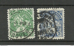 Germany Deutsches Reich Ca. 1890 HANNOVER Stadtpost Local City Post O - Used Stamps