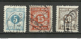 Deutschland Germany Ca. 1900 Leipzig Local City Post Stadtpost Albert Meyer Express Packetfahrt - Private & Local Mails