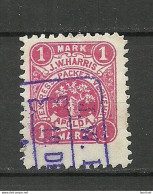 GERMANY Deutschland Ca. 1890 APOLDA J. W. Harris Privater Stadtpost Local City Post Express-Paket-Verkehr 1 Mark O - Private & Local Mails