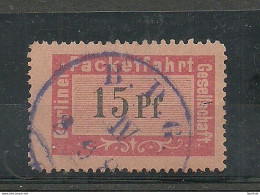 Deutschland Germany Ca. 1885 Berlin Local City Post Stadtpost Berliner Packetfahrt-Gesellschaft 15 Pf. O - Privatpost