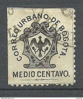 COLOMBIA KOLUMBIEN BOGOTA 1889 Michel 2 City Post Stadtpostmarke O - Kolumbien
