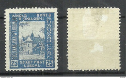 POLEN Poland 1918 LUBOML Local City Post Lokalausgabe Michel IV * Unissued Stadtansicht - Neufs