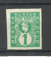 Germany Deutschland Ca. 1880 Local City Post Privatpost Stadtpost Mercur HAMBURG Imperforated (*) Mint No Gum/ohne Gummi - Postes Privées & Locales