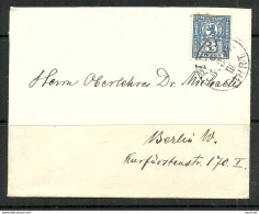 Deutschland GERMANY O 05.03.1894 Berlin Packetfahrt Privater Stadtpost Brief BERLIN Local City Post Letter - Privatpost
