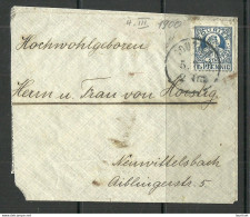 Deutschland GERMANY O 05.03.1890 MÜNCHEN Privater Stadtpost Brief Local City Post Letter To Neuwittelsbach V. Horstig - Posta Privata & Locale