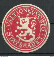 FINLAND FINNLAND Stadtverwaltung City Council Vignette Seal Stamp Siegelmarke - Erinnophilie