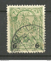 POLEN Poland 1915 Stadtpost Warschau Local City Post Michel 6 O - Used Stamps