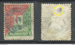 FINLAND HELSINKI 1871/1877 Local City Post Stadtpost Helsinki 10 Pen Perf 12 1/2 O NB! Thin Spot! - Local Post Stamps