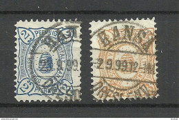 Germany Deutschland Ca 1895 Lokale Stadtbriefmarken DRESDEN Local City Post Verkehrsanstalt Hansa O - Privatpost