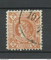 Germany Deutsches Reich Privater Stadtpost 1899 Frankfurt O Local City Post - Private & Local Mails