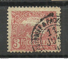 GERMANY Ca 1885 KOBLENZ Privater Stadtpost Local City Post 3 Pf. O - Postes Privées & Locales