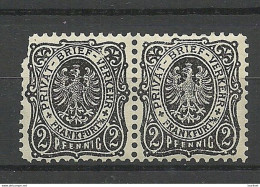 Deutschland Ca 1890 Lokaler Stadtpost Frankfurt Local City Post Privatpost 2 Pf MNH - Private & Local Mails