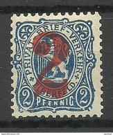 GERMANY Ca 1885 ELBERFELD Privater Stadtpost Local City Post Privatpost * - Private & Lokale Post