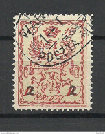POLEN Poland 1915 Stadtpost Warschau Local City Post Michel 7 Railway Cancel - Used Stamps