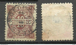FINLAND HELSINKI 1884 Local City Post Stadtpost Helsinki O NB! - Local Post Stamps
