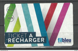 FRANCE Fahrkarte City Transport Card Ticket - Autres & Non Classés