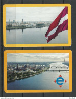 RIGA LATVIA 2019 Fahrkarten City Transport Card Tickets, 2 Various Designs - Europe