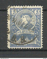 GERMANY 1891 LIPSIA LEIPZIG Privater Stadtpost Local City Post 3 Pf - Correos Privados & Locales
