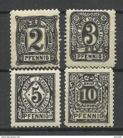 GERMANY O 1890 LEIPZIG Privater Stadtpost Local City Post * - Private & Lokale Post