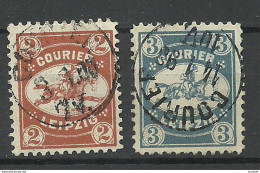 Deutschland O 1896 LEIPZIG Privater Stadtpost Lo Cal City Post Courier Horse O - Correos Privados & Locales