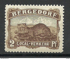 Deutschland Ca 1885 BERGEDORF Lokaler Stadtpost Local City Post * - Postes Privées & Locales
