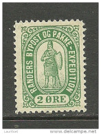 DENMARK 1887 RANDERS Lokalpost Local City Post 2 öre - Local Post Stamps