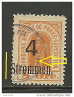 DENMARK D√§nemark 1888 Randers Lokalpost Local City Post 4 Strommen OPT O - Local Post Stamps
