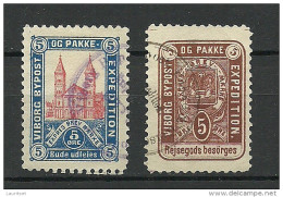 DENMARK D√§nemark Danmark VIBORG Lokalpost Local City Post Expres Etc O - Local Post Stamps