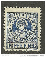 Deutsches Reich Ca 1890 M√úNCHEN Lokaler Stadtpost Local City Post O - Used Stamps