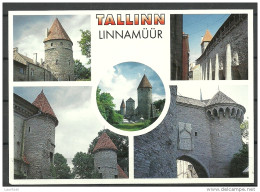 Estland Estonia Estonie 1990ies Ansichtskarte Stadtmauer Tallinn Reval City Wall Unused/sauber - Estonia