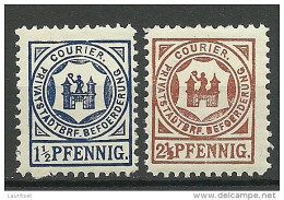 Deutsches Reich Ca 1890 Lokaler Stadtpost Local City Post Courier Service * - Correos Privados & Locales