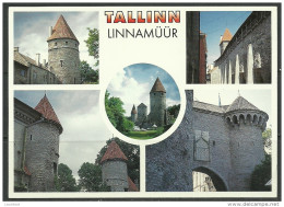 ESTLAND ESTONIA Estonie Ansichtskarte Stadtmauer City Wall Of Tallinn Reval Unbenutzt - Estonia