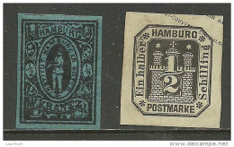 GERMANY PRIVATPOST Local City Post Hamburg Institut Hamburger Boten W. KRANTZ Etc - Private & Lokale Post