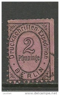 Germany Ca 1880 Privat Stadtpost Berliner Druckschriften Expedition Local City Post O - Private & Lokale Post
